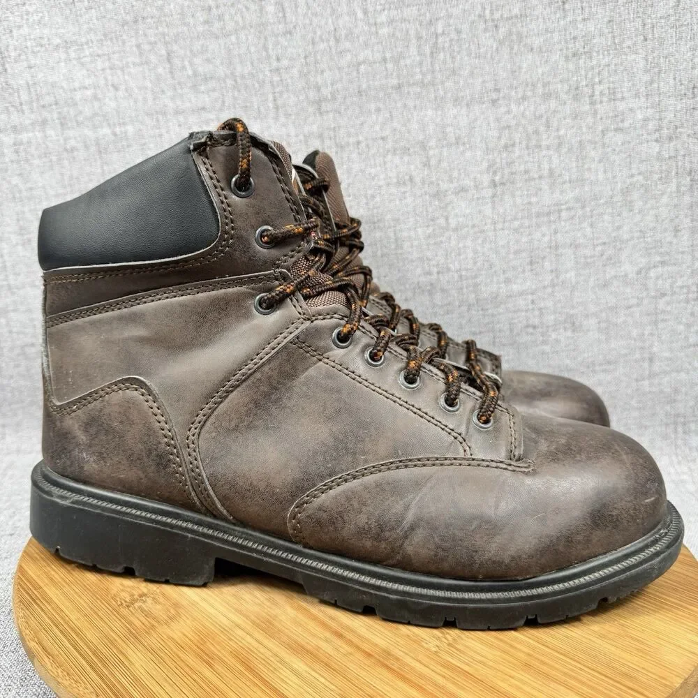 Brahma Raid Boots Men's 11 Lace Up Steel Toe Work Leather